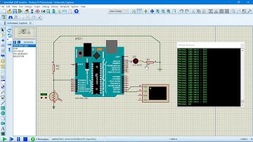 Simulasi LDR + Serial di Arduino Menggunakan Proteus