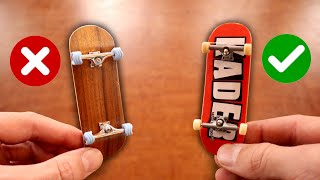 Don’t Buy A Pro Fingerboard. Keep your TechDeck