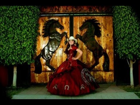 vestido vaquero de quinceanera