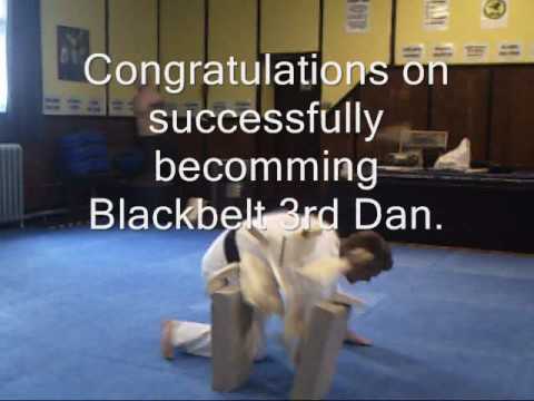 Jamie's Taekwondo Breaks for Blackbelt 3rd Dan Gra...