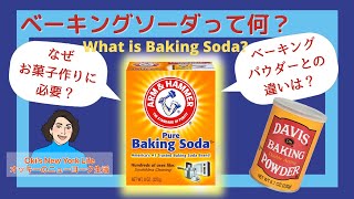 ベーキングソーダって何？ベーキングパウダーとの違いは？徹底解説　What is Baking Soda?【English/Japanese subtitles】日英字幕CC