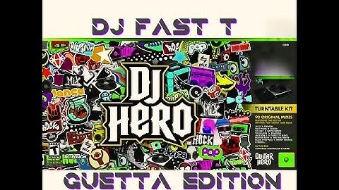 DJ HERO scratching.!!!.FAST-T demonstrates how to scratch using DJ HERO ps3