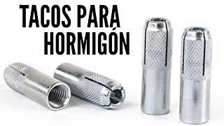 chico Analista Separar Brocas de hormigon. Tacos metalicos para varilla roscada. - YouTube