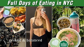 NYC Food Diary *balanced, intuitiv &amp; healthy* + Whole Foods Supermarkt Tour &amp; cycling class