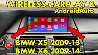 Wireless CarPlay and AndroidAuto BMW X5 E70 and BMW X6 E71 2009 2010 2011 2012 2013 2014