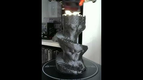 Spiral tower - µDeltaRework with Printoid & OctoPrint