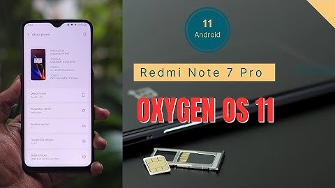 OnePlus N100 Oxygen OS Android 11 Port ROM for Redmi Note 7 Pro