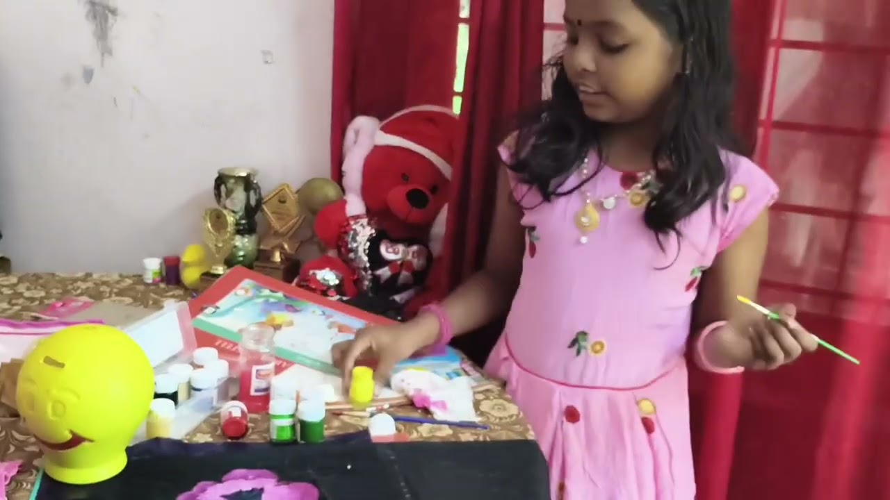 അമ്മമ്മയുടെ സാരിയിൽ ഞാൻ ചെയ്ത ചെറിയൊരു art work ഇഷ്ടമായോ കൂട്ടുകാരെ 😊@janisworld👸🥰