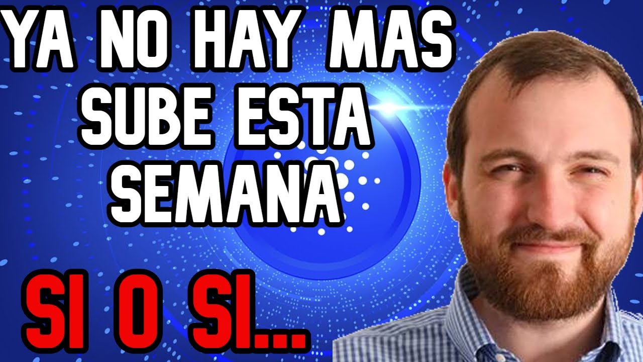 🔴 CARDANO (ADA) HOY ES UN COHETE NADIE LO PARA HOY ! PODEMOS CONFIAR