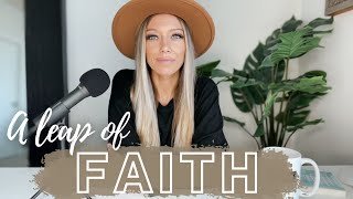 Take a Leap of Faith &amp; TRUST GOD! | Mornings with Mel