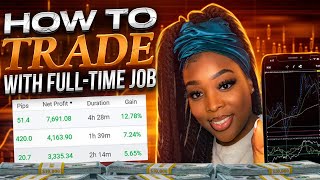 HOW TO be a SUCCESSFUL TRADER while working a FULL TIME JOB and Make THOUSANDS | $$$$$