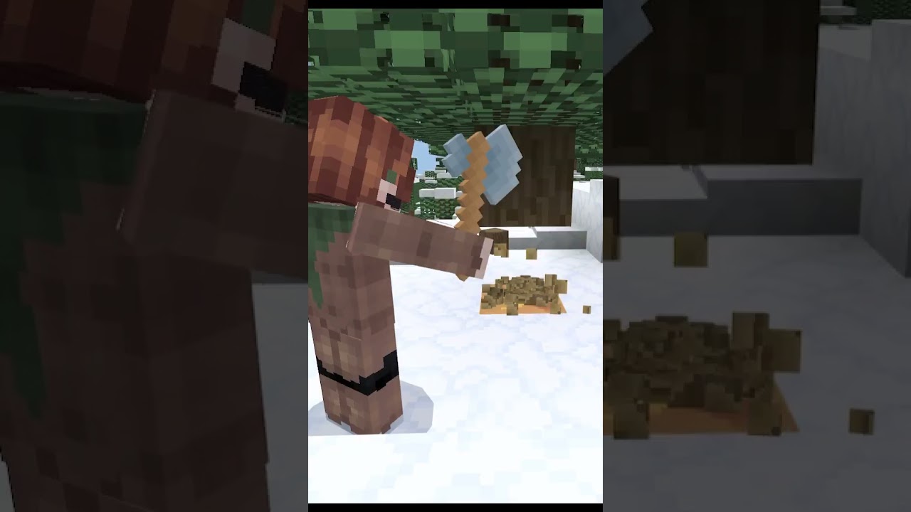 Turning abandoned house into a cozy winter cabin in Minecraft! #shorts
