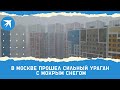 В Москве прошел сильный ураган с мокрым снегом. Погода 26 марта 2022 г.