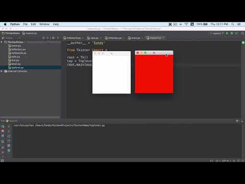 麦子学院-Tkinter桌面编程-第08章 BaseWindow-TopLevel