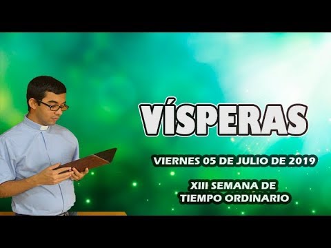meditacion para principiantes Oración de la tarde ( Vísperas) VIERNES 05 DE JULIO DE 2019 | Padre Sam | Producción Crisol