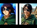 Attack on Titan! All characters of Attack on Titan are now live-action! Aot character in real 