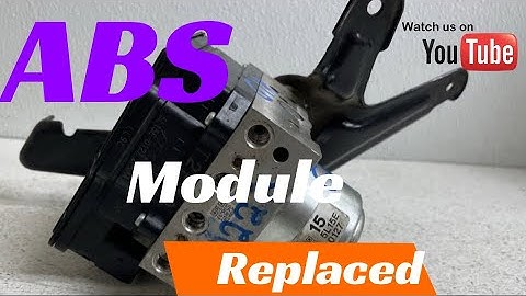 2017 Honda Accord ABS Module Replacement 