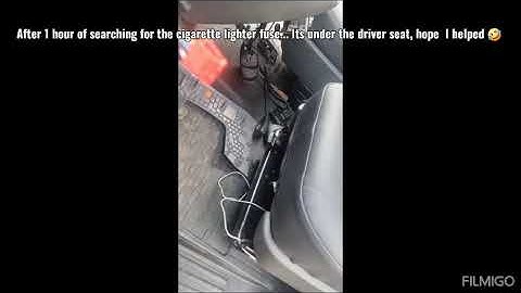 Volkswagen Transporter T6 cigarette lighter fuse location