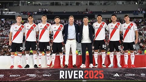 La ESPECTACULAR presentación de REFUERZOS DE RIVER 2025 🤍❤️🤍