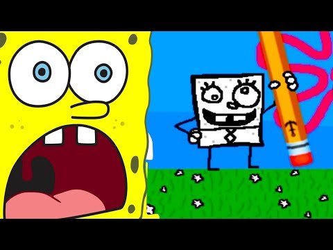 Видео: ГУБКА БОБ И УГАРНАЯ ОЗВУЧКА ! ПЛАТФОРМЕР - РИСОВАЛКА ! - DoodleBob And The Magic Pencil - #1