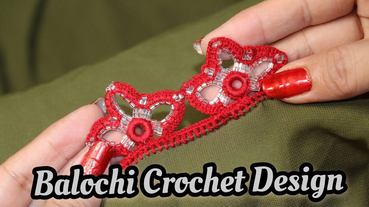 Balochi Koresh Design-Easy   Quick Method #creative  #balochidaab #knitting #randa  #balochistani