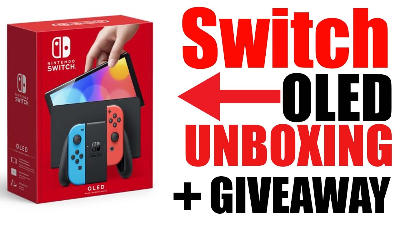 Nintendo Switch OLED Unboxing & GIVEAWAY!