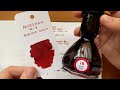 Inky Minutes: Akkerman #18 Garuda Rood fountain pen ink.