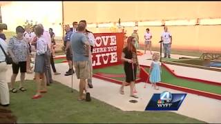 Play miniature golf for free in downtown Spartanburg