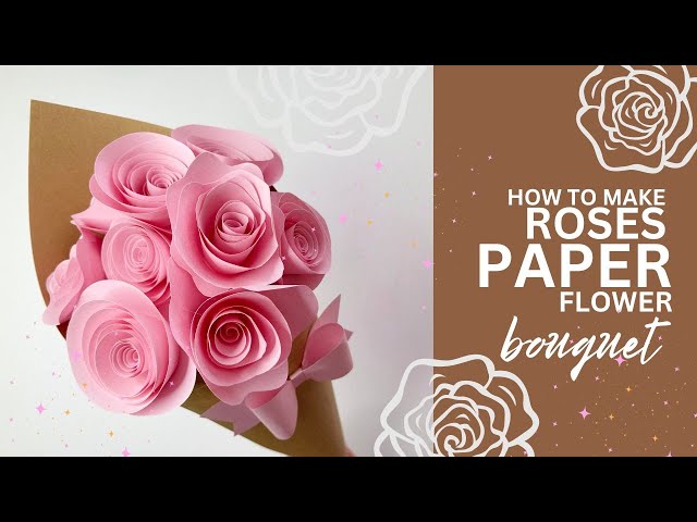 💗#paperbouquet #paperflowers, Bouquet Paper Tutorial