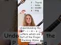 Understanding the P - i - m - a Letters, which Represent the Thumb and Fingers for Finger Styles