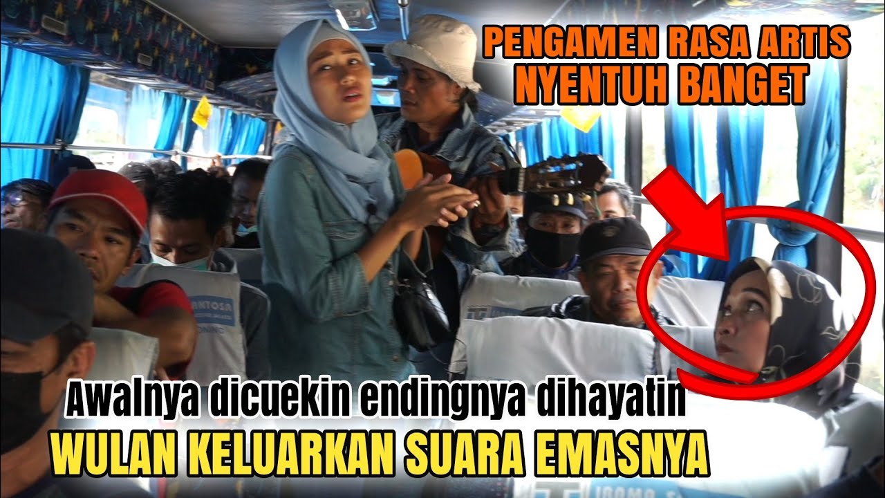 Awalnya Biasa Saja Ternyata setelah Wulan pengamen keluarkan suara emasnya penumpang bus menghayati