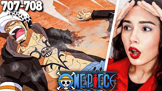 ¡DOFLAMINGO LE CORTA EL BRAZO A LAW! 😱 REACCIÓN A ONE PIECE POR PRIMERA VEZ