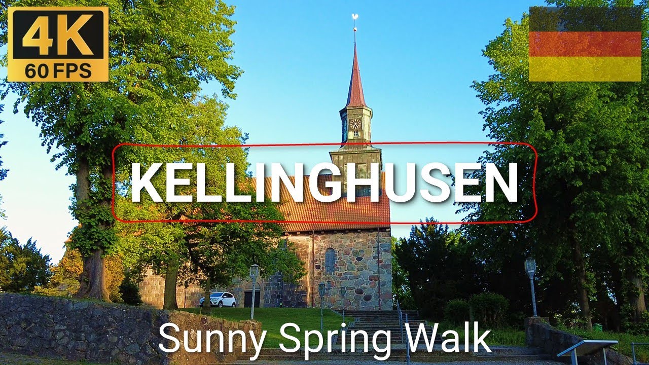 4K KELLINGHUSEN, Germany 🇩🇪 | 2024 | Walk through Nice and Quiet Northern German Town
