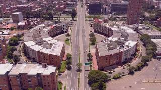 Video Drone Bogotá Cuarentena Impresionante desde el Aire Autopista Norte Marzo 2020