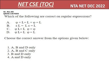 PYQ OF TOC | NTA NET JUNE 2024 | UGC NET JRF EXAM | COMPUTER SCIENCE