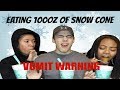 EATING 100OZ OF SNOW CONE  (THE AVALANCHE)