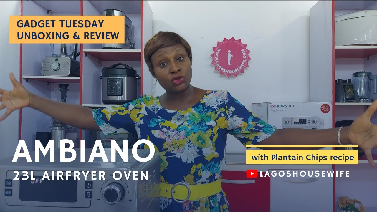 Gadget Review Ambiano 23L Airfryer Oven YouTube