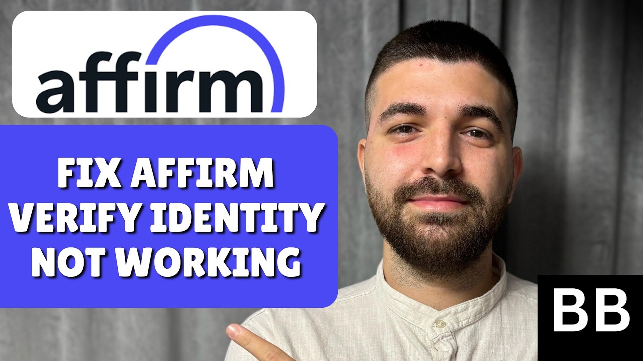 How To Fix Affirm Verify Identity Not Working - YouTube