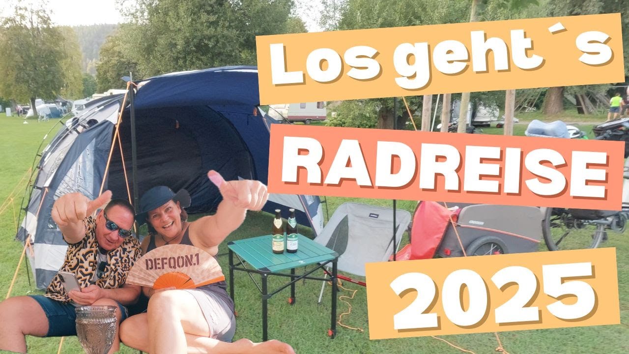 Los geht´s - Radreise 2025 erst mal Richtung Neckar - Tag 1 