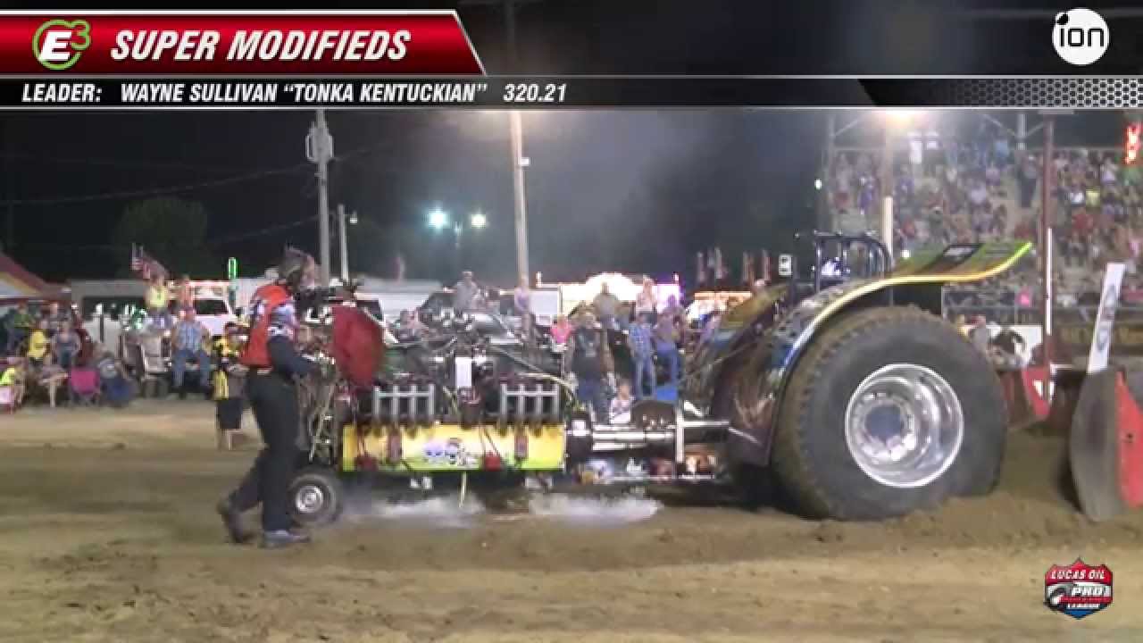PPL 2014 Super Modifieds pulling at Fairfield, IL YouTube