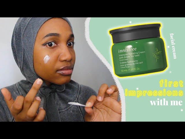 Innisfree Intensive Hydrating Cream with Green Tea Seed | First  impressions, little review - YouTube