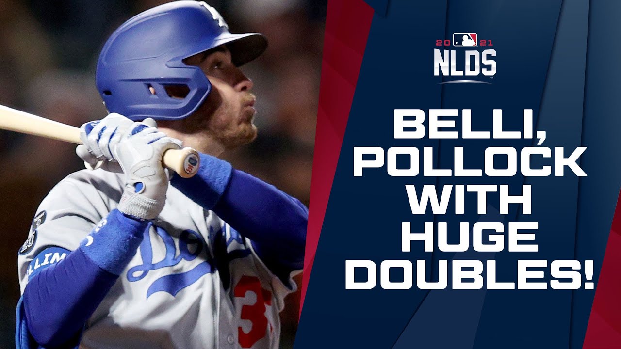BELLI COMES THROUGH!! Cody Bellinger & A.J. Pollock hit HUGE doubles to put Dodgers way up!