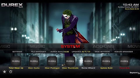 GREAT BUILD!! DUREX BUILD for KODI 2017  *DIRECT URL*