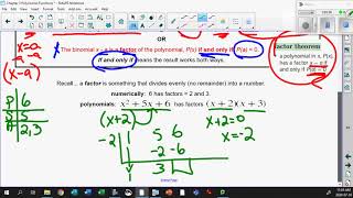Unit 3 3 1 Introduction to Factor Theorem