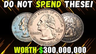 Top 10 Most Valuable State Quarters That Are Worth Big Money In 2025! Look For These in Your Change!
