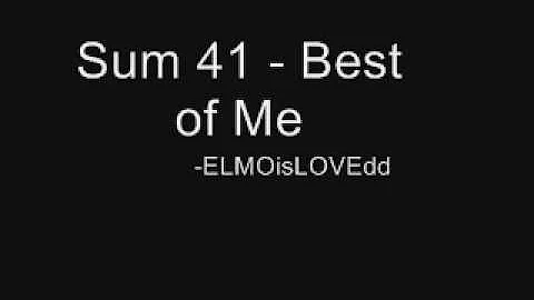 Sum 41 Best of Me