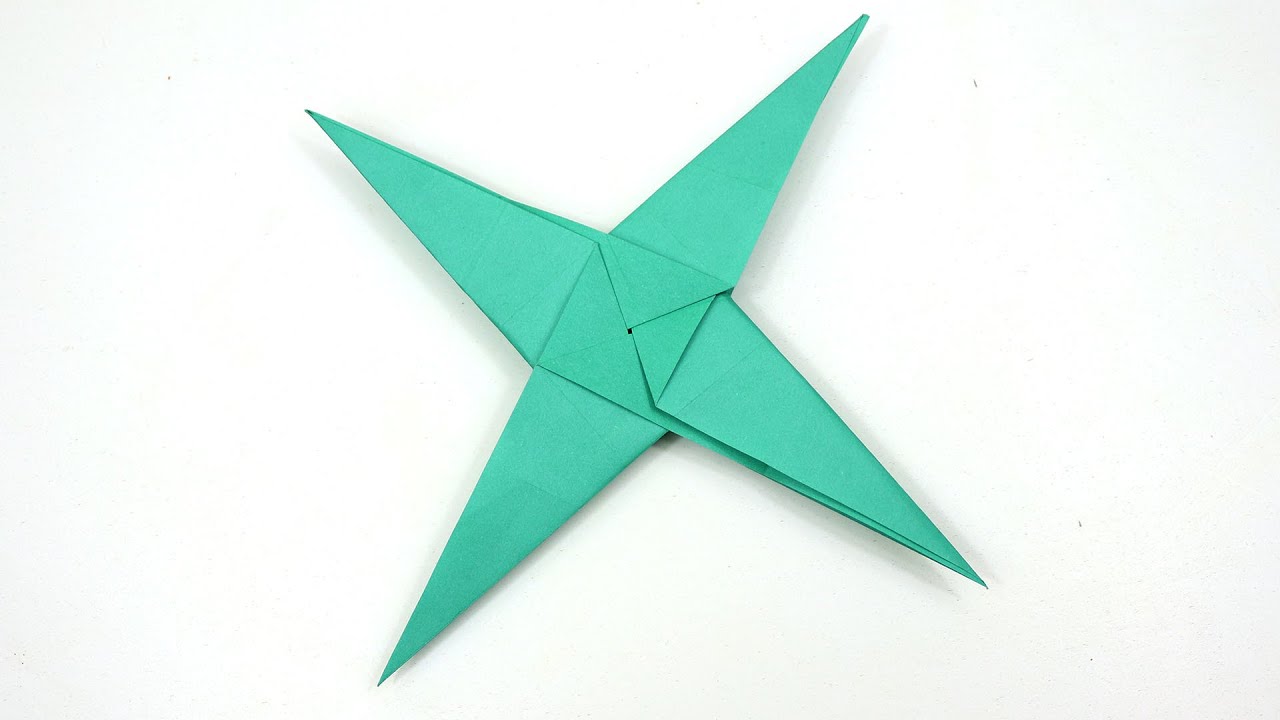 How To Make A Paper Ninja Star Origami Ninja Star Tutorial News Break - origami brawl stars box