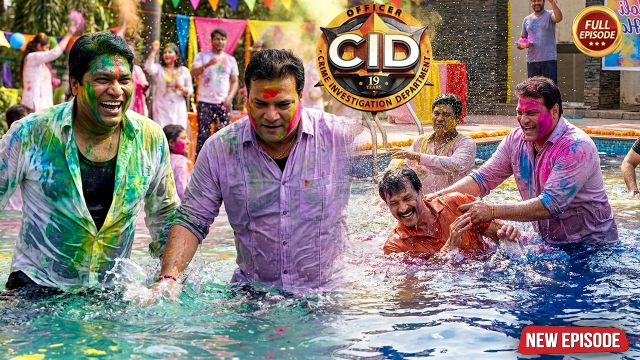 দয়া এবং অভিজিৎ পালন করল অনন্য হোলি, দুজনেই সুইমিং পুলে ডুব দিল || CID BANGLA || NEW EPISODE 2026