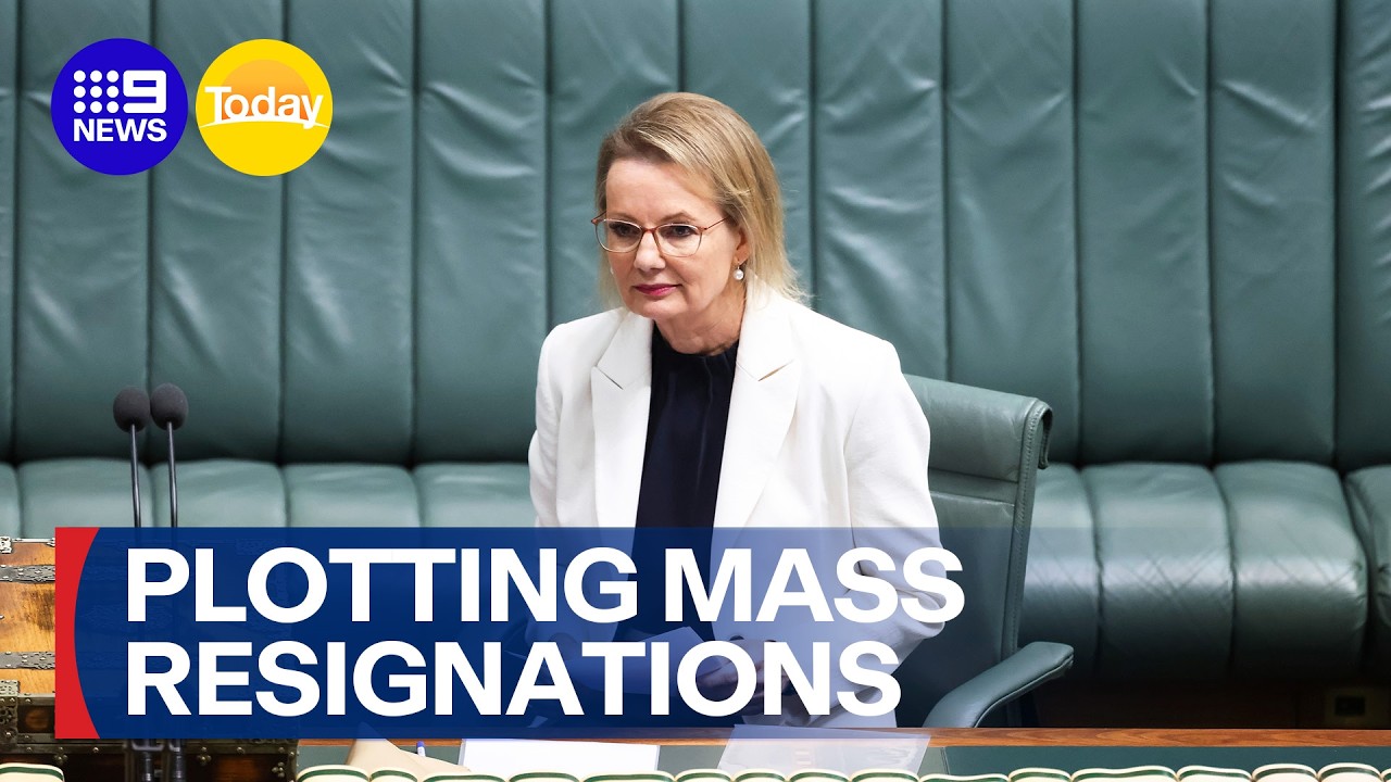 MPs plotting mass resignations as Liberal leadership saga continues | 9 News Australia