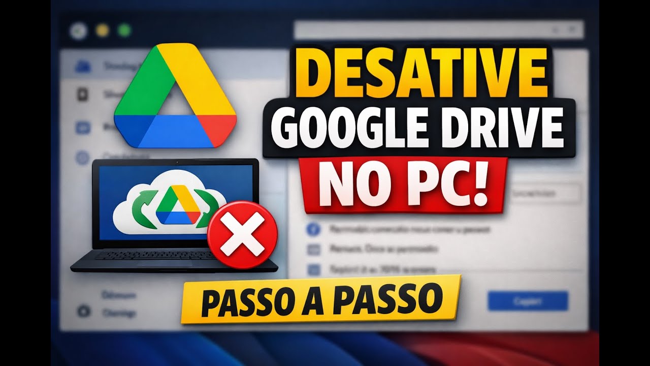 Como Desativar a Sincronização do Backup do Google Drive no PC